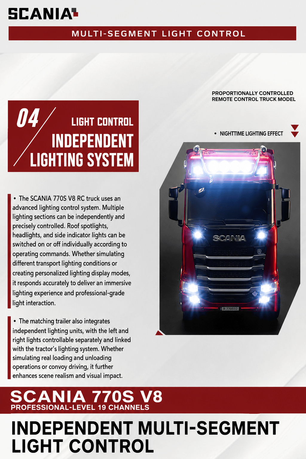Scania tractor unit + semi-trailer