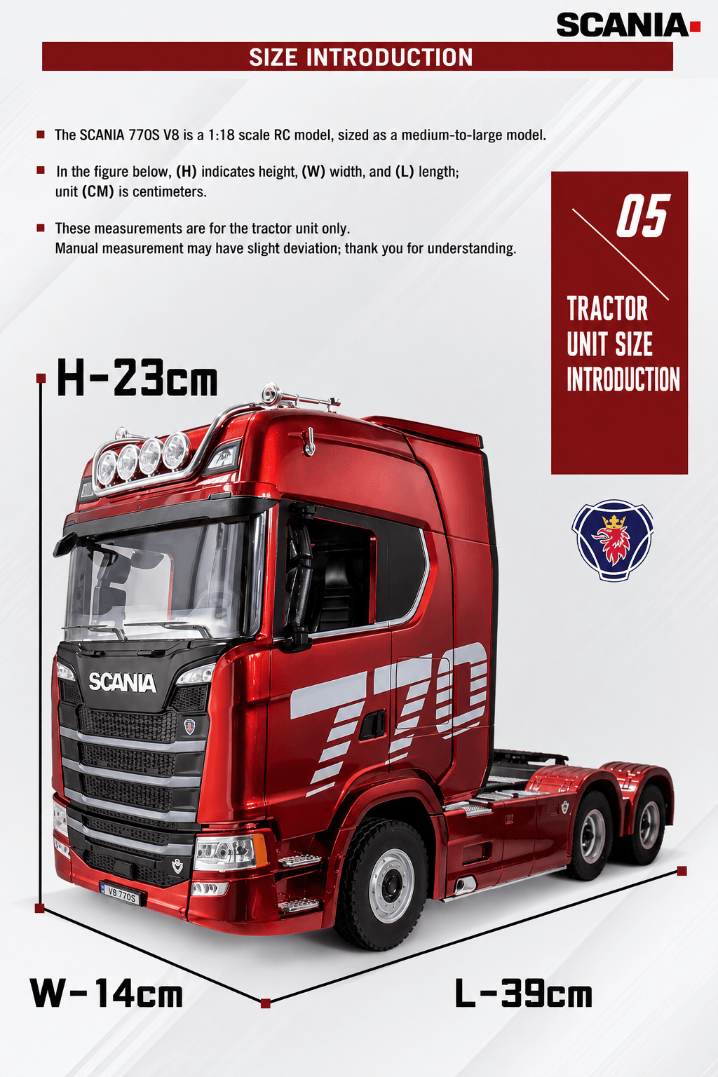 Scania tractor unit + semi-trailer