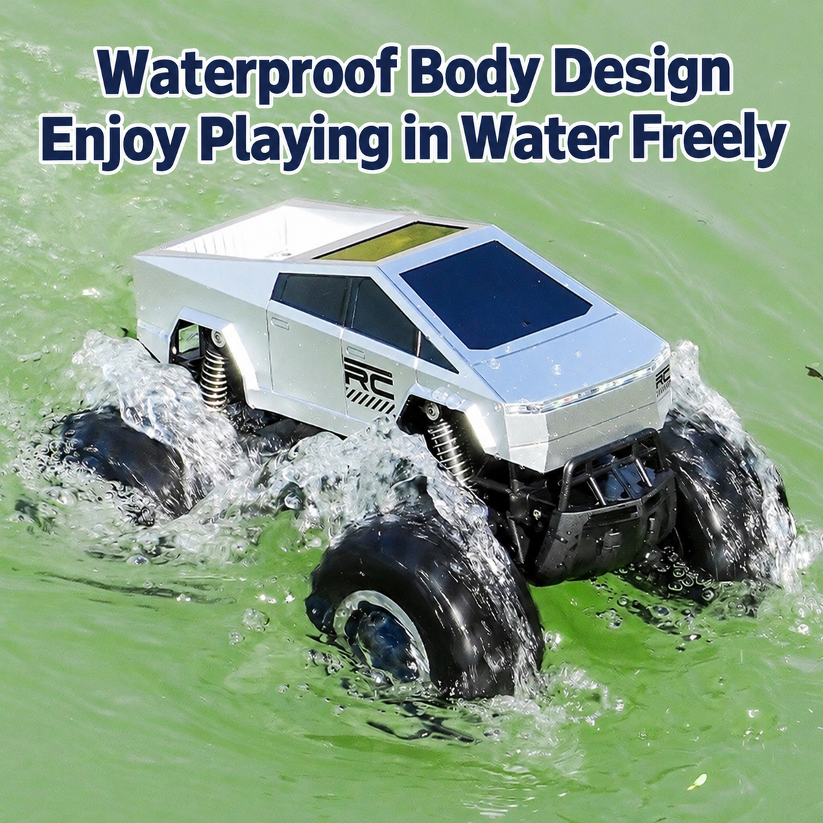 Tesla Cybertruck-style 4WD remote-controlled car